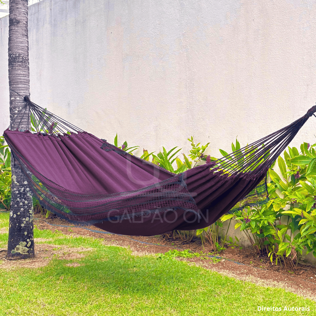 Rede Descanso Rede De Dormir Rede De Descanso Casal Jeans Rede Reforçada Grande Casal e Solteiro