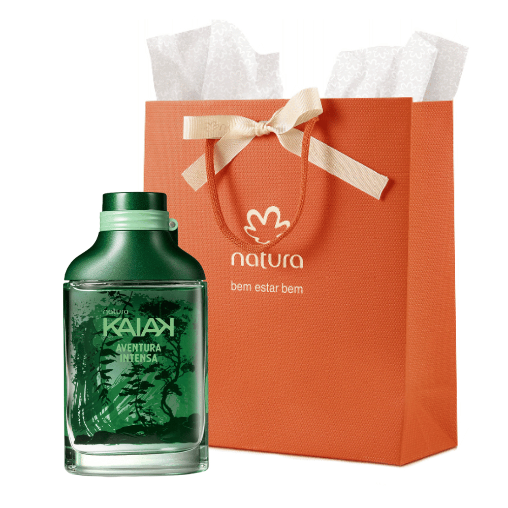 Presente Natura Kaiak Aventura Intensa Deo Colonia + Sacola | Para Presentear