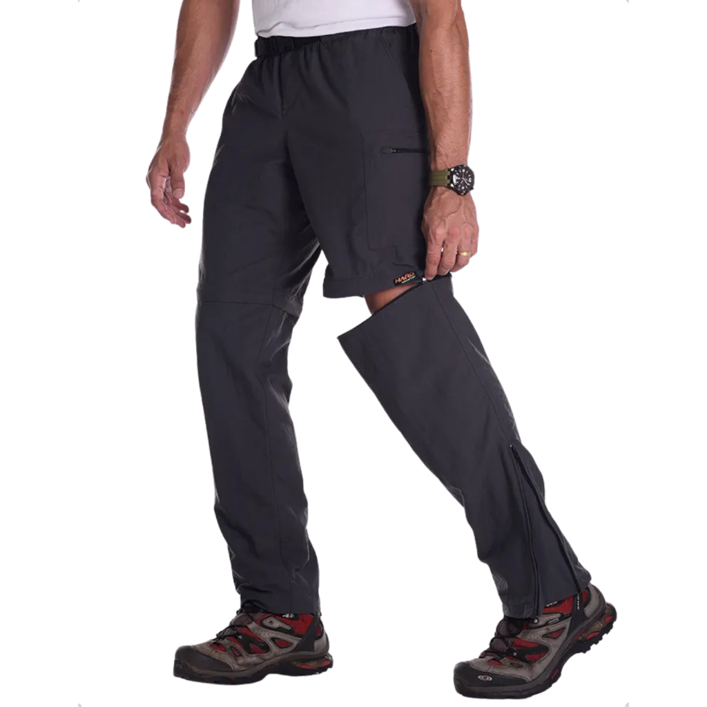 Calça-bermuda Bio Trekking Masculina Chumbo - Hard Adventure