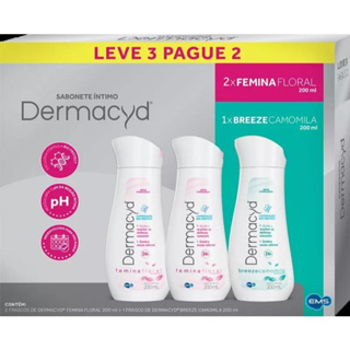 Sabonete  Intimo Dermacyd kit leve 3 pague 2 em Oferta na Shopee