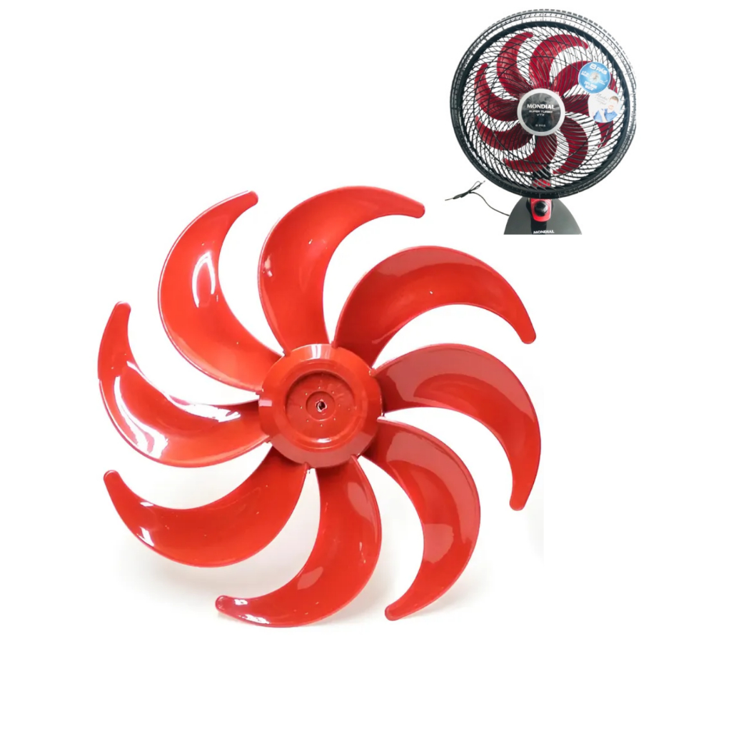 Hélice Ventilador Mondial Turbo Force 40cm V40 8 Pás