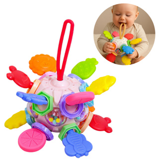 Mordedor Chocalho Massageador Terapêutico Em Silicone, Bebê Infantil Brinquedo Colorido em Oferta na Shopee