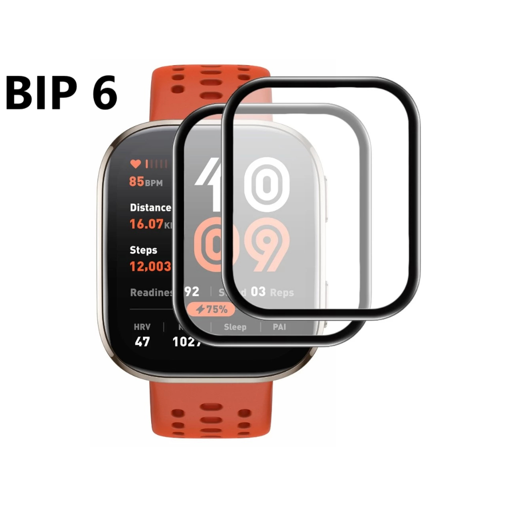 Película Nano 3d p/Smartwatch Para Amazfit BIP 6 em Oferta na Shopee