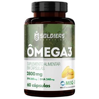Ômega 3 60 Caps 2800mg MEG 3 Soldiers Nutrition Suplemento Esportivo Performance Saúde em Oferta na Shopee
