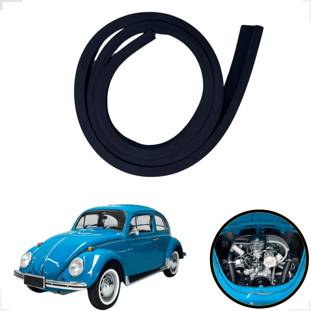 Borracha Vedação Tampa do Cofre Motor do Fusca 1967 a 05