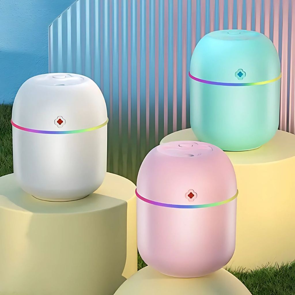 Purificador Umidificador de Ar 220ml Portátil Aromatizador Purificador Casa Ambiente Pequeno
