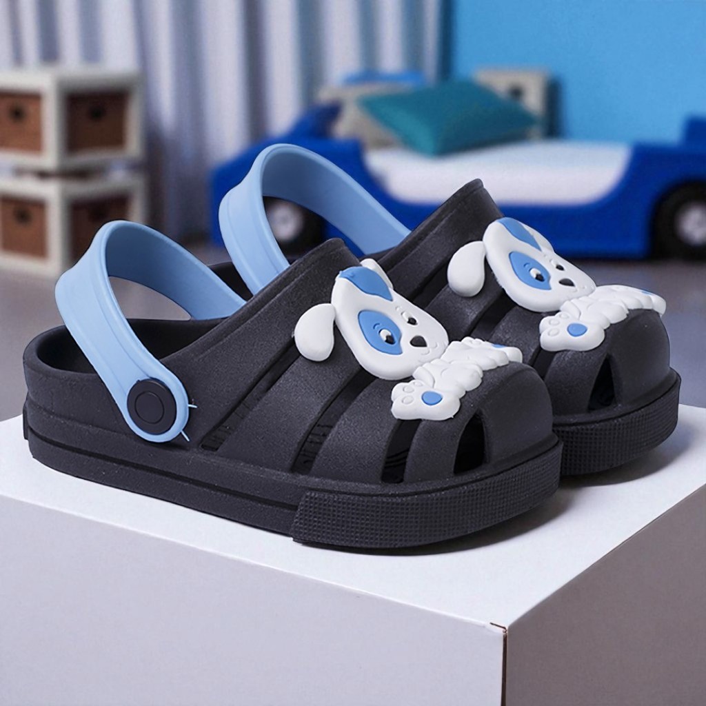 Babuche Infantil Menino Cachorrinho Papete Masculina Confortável E Macia em Oferta na Shopee