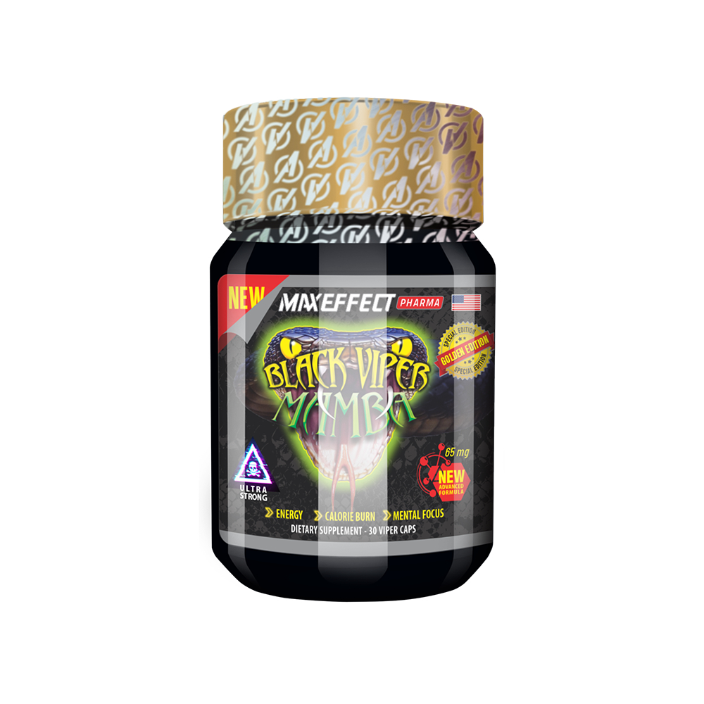 Termogênico Black Viper Mamba MaxEffect Pharma 30 Capsulas