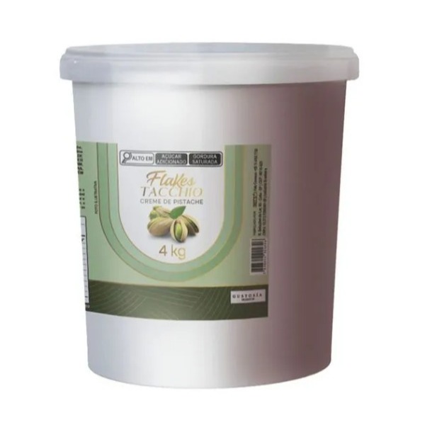 Balde Creme de Pistache Flakes Ganache 4kg (Leve mais, Pagando Menos) em Oferta na Shopee