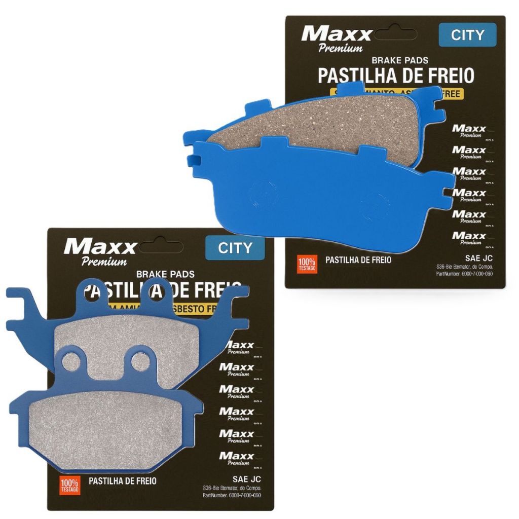 Kit Pastilhas de Freio P/ Dafra Next 250 / Roadwin 250 em Oferta na Shopee