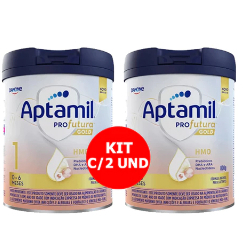 KIT C/2 FORMULA INFANTIL APTAMIL PROFUTURA GOLD 1 800G