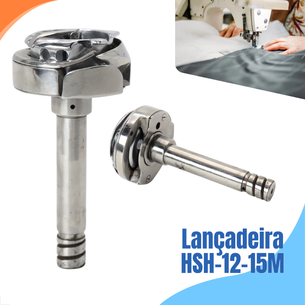 Lançadeira Máquina Reta Industrial Costura Pespontadeira 12-15mm HSH Profissional Peça De Reposição
