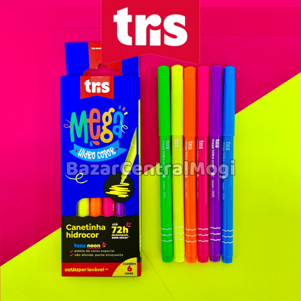 Caneta Hidrocor Neon: Onde Comprar | BuscaProdutos
