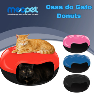 Casinha Cama Casa Toca Para Gato Arredondada Divertida em Oferta na Shopee