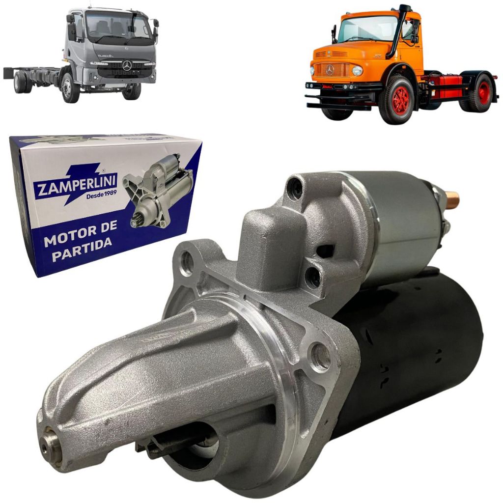 Motor De Partida Arranque Compatível Com Mercedes-Benz Jf Com Redução 608d 1113 Om352 em Oferta na Shopee