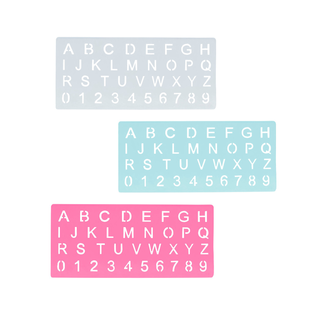 Régua Alfanumerica Alfabeto Letras E Números 20cm Cores - UNIDADE