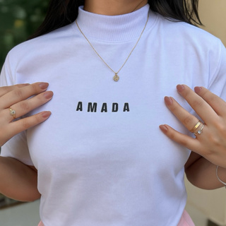 T-SHIRT FEMININA GOLA ALTA RIBANA 100% ALGODÃO FIO 30.1 ELEGANTE CONFORTÁVEL PARA TRABALHAR CASUAL em Oferta na Shopee