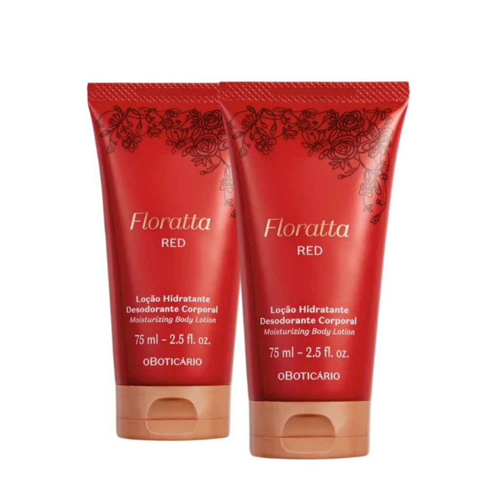 Kit 2 Creme Hidratantes Florata Red Feminino Floral - 200g