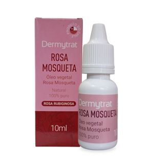 Óleo Rosa Mosqueta Dermytrat 10ml Vegetal 100% Puro Rosa Rubiginosa Natural Manchas Cicatrizes em Oferta na Shopee