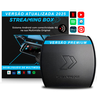 Streaming Box Plus Nova Versão 64GB+128GB Sd Aplicativos Netflix Youtube Gps Android IOS Faaftech em Oferta na Shopee