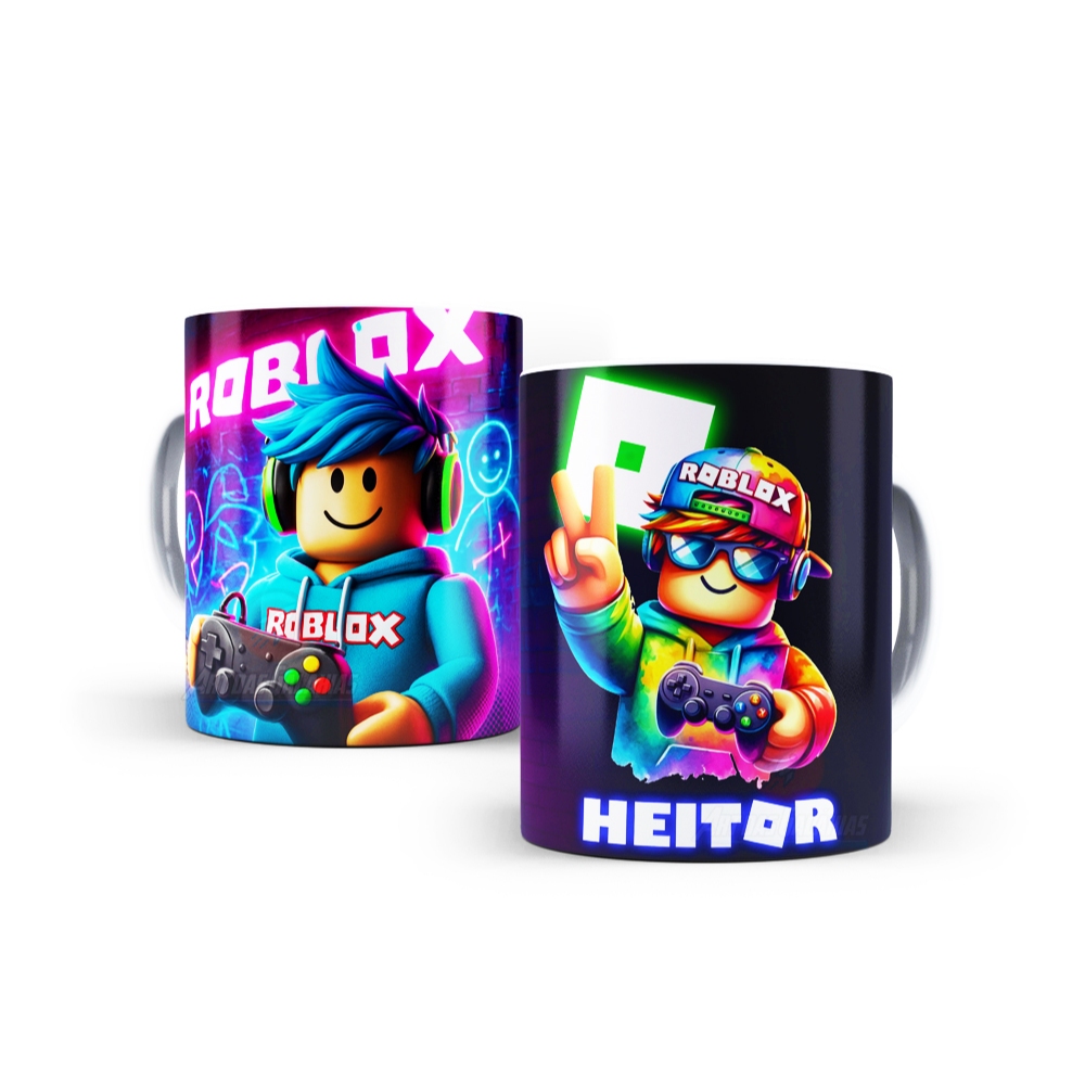 Canecas Roblox Porcelana Personalizada