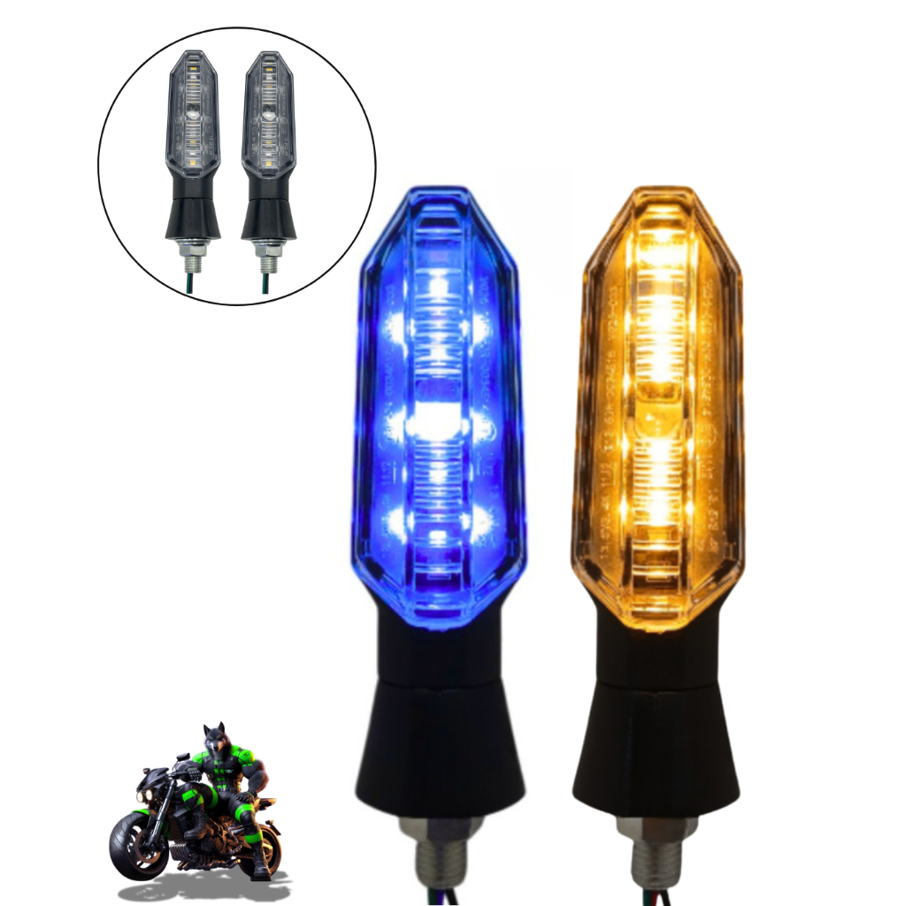 Pisca Cb 250f Twister Titan CG FACTOR Sequencial Parafuso Led DRL AZUL(par) PARA MOTOS PARAFUSO em Oferta na Shopee