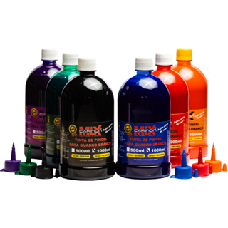 Tinta de Pincel para Quadro Branco Não Mancha Fácil remoção Carinon Mix 1L + Brinde Aplicador em Oferta na Shopee