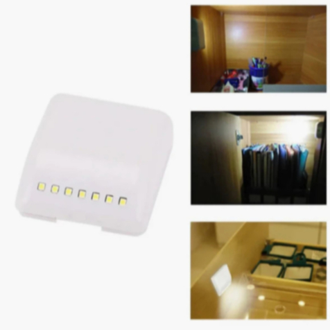 Led Automatico Com Sensor Sem Fio Para Armario Closet Guarda Roupa