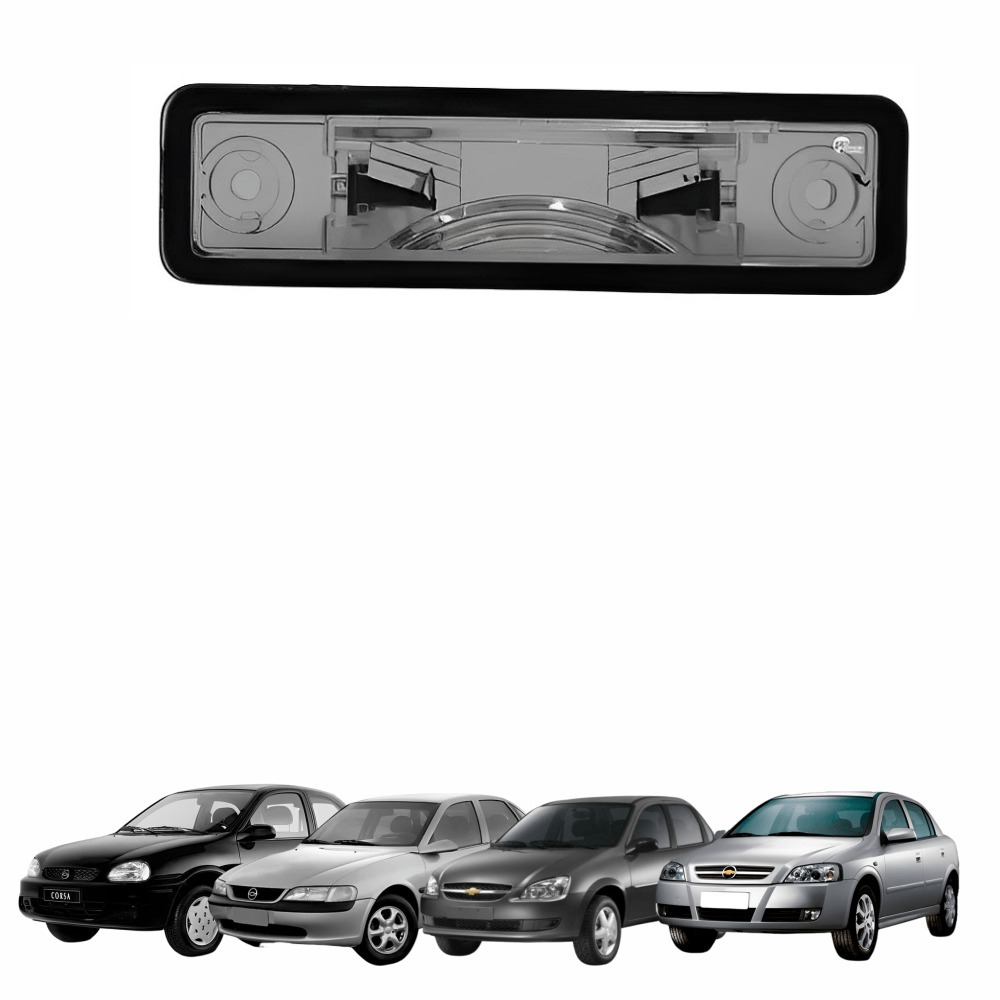 LANTERNA DA PLACA GM CLASSIC 10/17 ASTRA 93/98 CORSA HATCH/SEDAN 93/98 PICKUP 93/98 WAGON 93/98 OMEGA 93/98 VECTRA 97/05