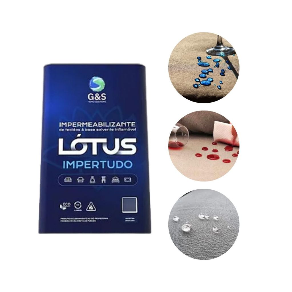 Lótus Impertudo Hs1000 5l - Imper De Tecidos S Inf - G&s