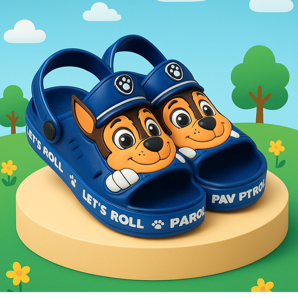 Sandália Babuche Infantil Menino Patrulha Canina Antiderrapante em Oferta na Shopee