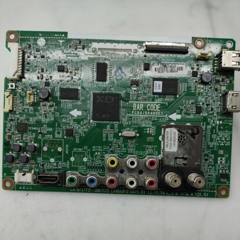 placa principal tv LG 32LN5400 cód EAX64910704(1.0)