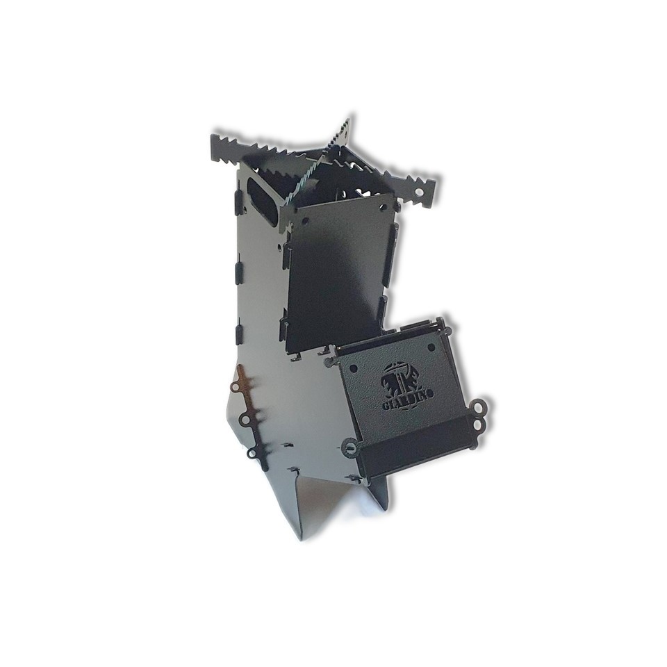 Fogão Portátil Desmontável (Rocket Stove) Giardino