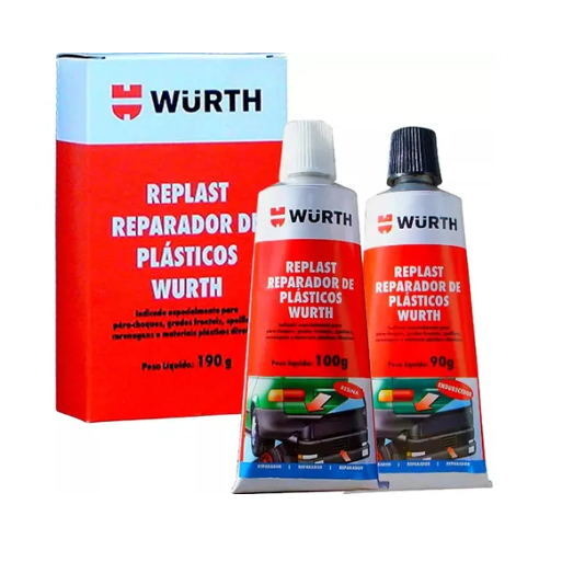 Kit Reparador de Plásticos REPLAST 190g (Veda-Choque) - Wurth - 0893300