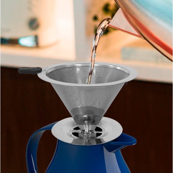 Coador Café Inox T 103 Filtro Permanente, Chega De Papel Unitermi