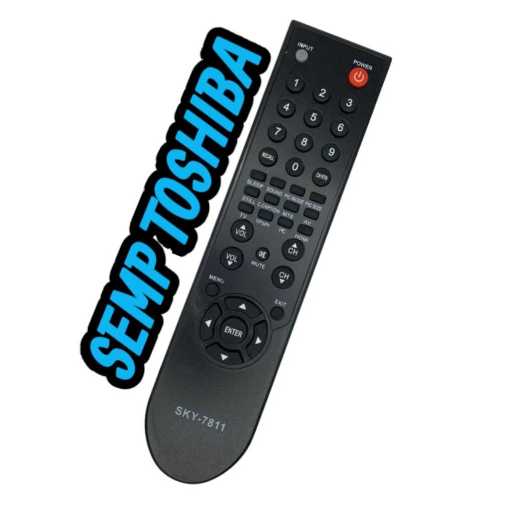 Controle Remoto Compativel Tv Semp Toshiba Lcd L28D2900 / L32D2900 SKY-7811