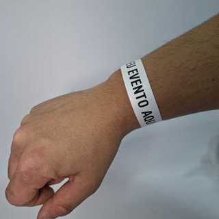 100 Pulseiras De Identificação Personalizadas em Oferta na Shopee