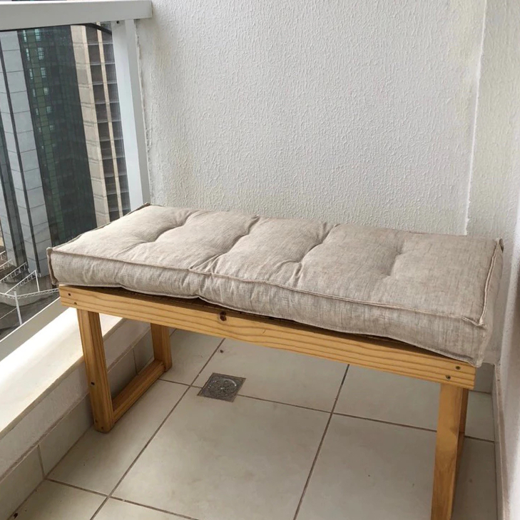 ALMOFADA FUTON 1,05 X 50 CM em Oferta na Shopee