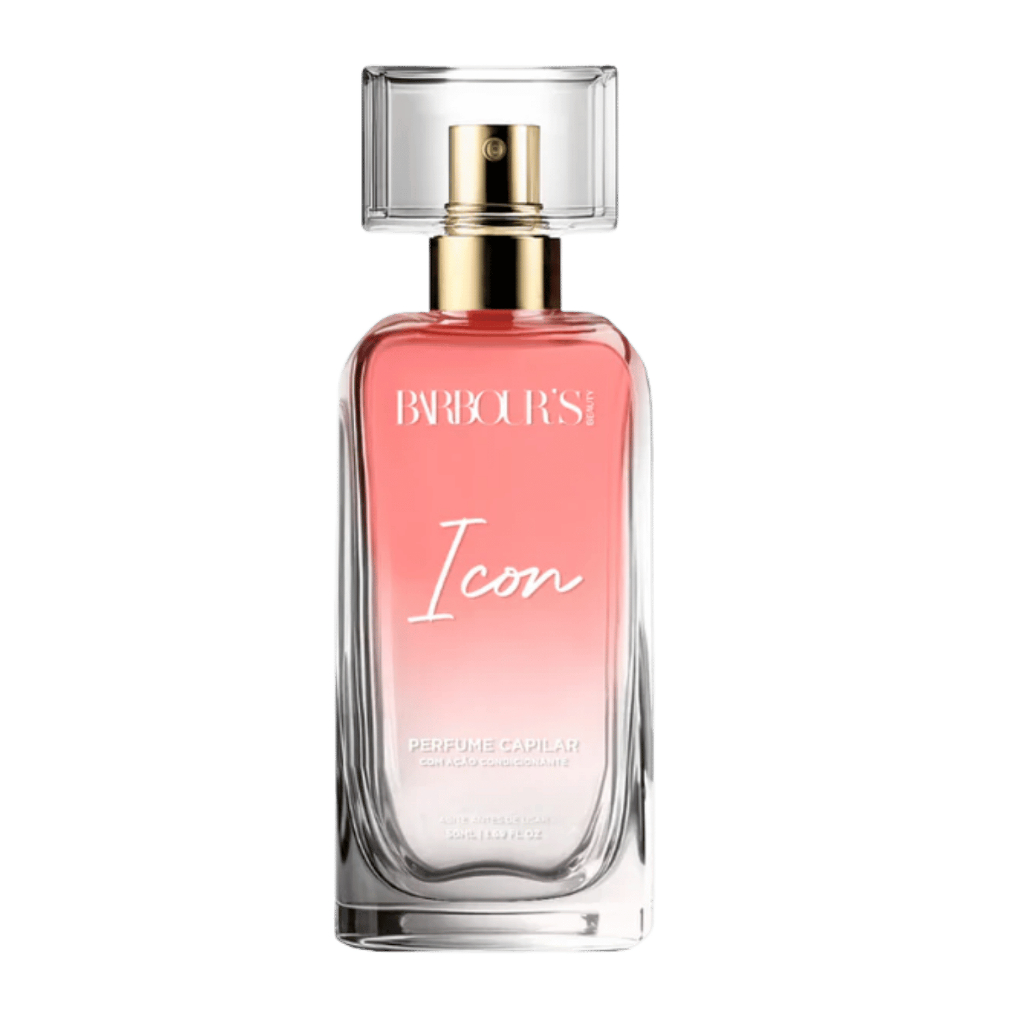 Perfume Capilar Icon Barbour's Beauty 50ml Fragrância Floral Frutado Finalizador Termoativo Leave-in em Oferta na Shopee