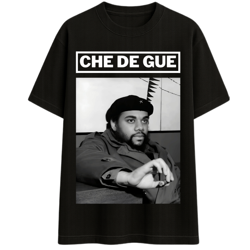 Camiseta Engraçada Davi Brito Che Guevara Che De Gue Meme Blusa 100% Algodão