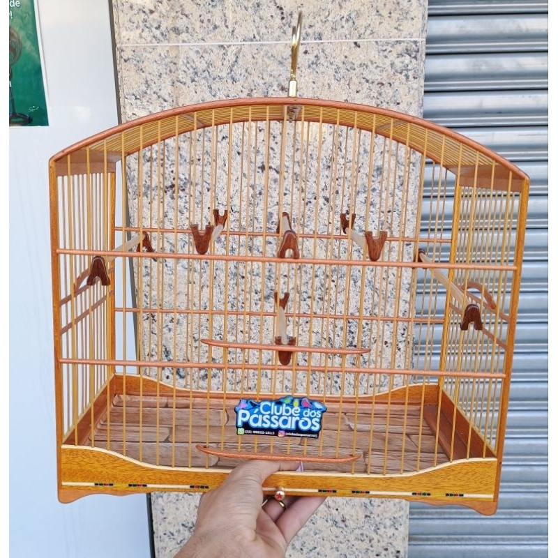 Gaiola coleiro varetas de fibra resinada padrão torneio