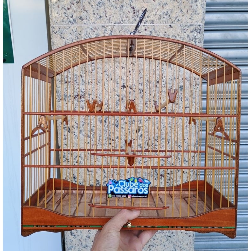 Gaiola coleiro padrão torneio varetas de fibra resinada