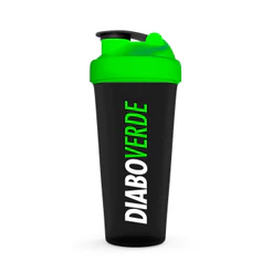 Coqueteleira Fumê Tampa Verde 600ml - Diabo Verde - FTW