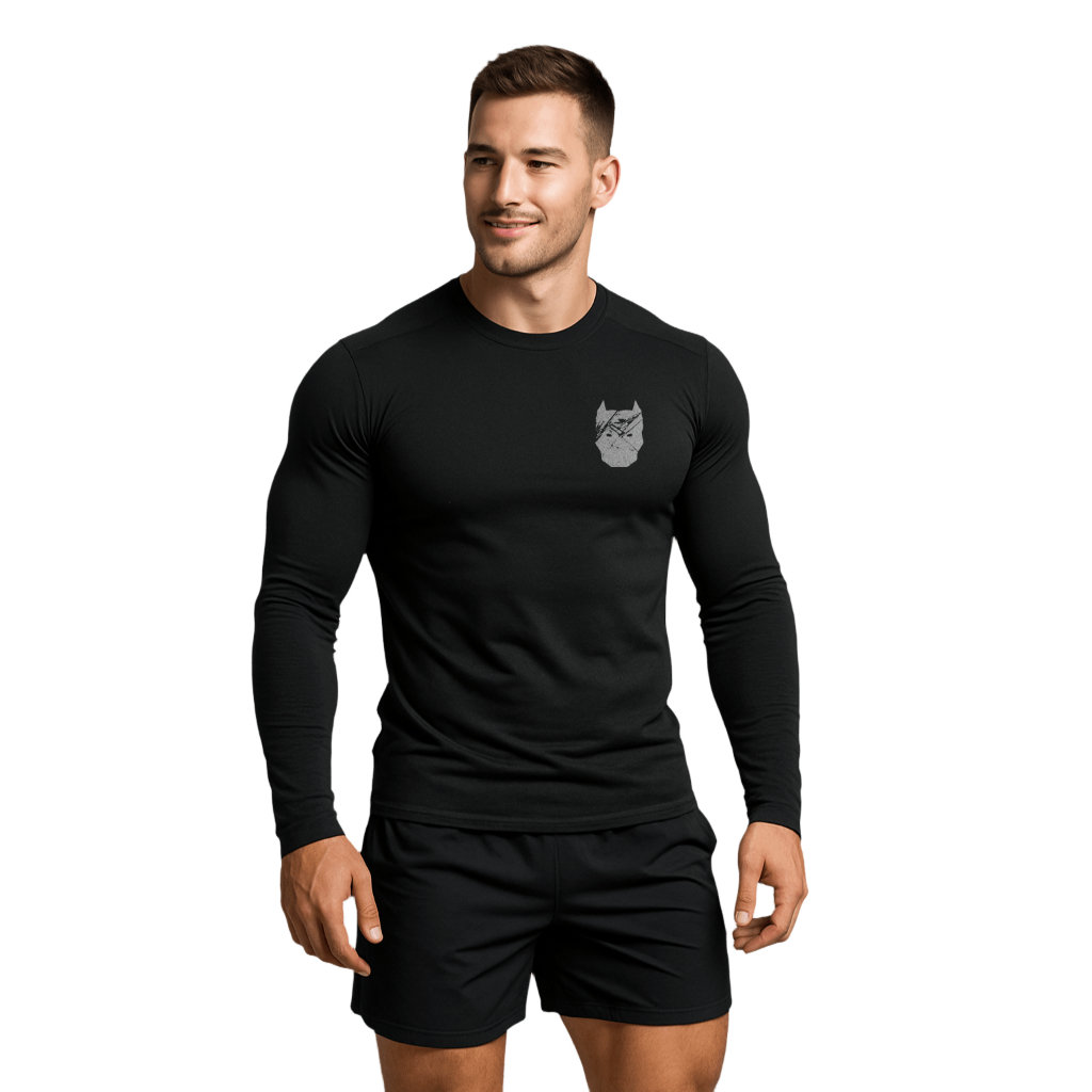 Camisa térmica Segunda Pele Proteção Solar Pit Monster Blusa Malha Fria Unissex Academia Manga Longa