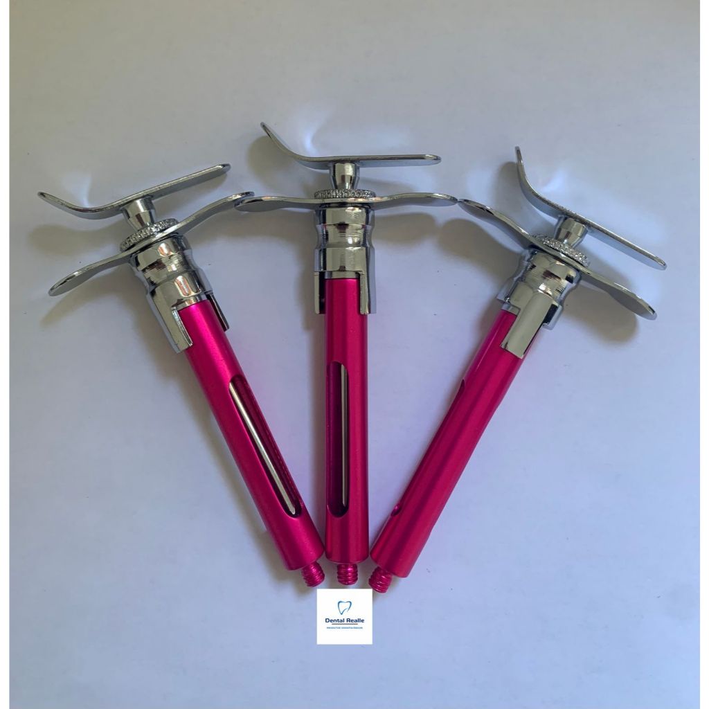 Carpule com Refluxo Cor Rosa Pink - Kit com 3