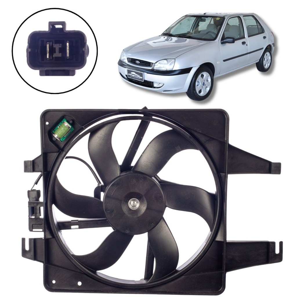 ELETROVENTILADOR/VENTOINHA FORD FIESTA STREET 2001/2003
