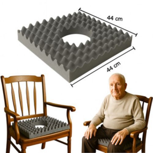 Almofada Assento Casca Ovo Espuma Quadrada-orifício Removível  D20 Conforto em Oferta na Shopee