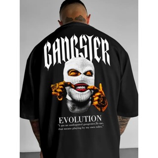 Camiseta Algodão Adulto Infantil Plus Size Gangster Evolution Balaclava Streetwear Moda Premium em Oferta na Shopee
