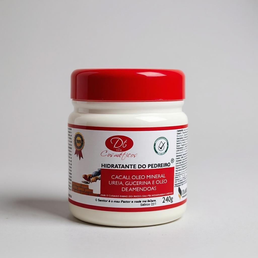 Creme do Pedreiro 240gr Ureia – Hidrata Mãos, Pés e Pele Ressecada O MAIS VENDIDO PRA PÉS RACHADOS