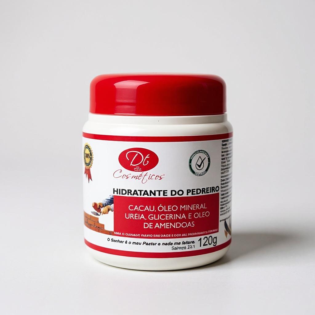Hidratante com Ureia 120gr–Creme do Pedreiro para Pele Seca e Áspera O MAIS VENDIDO PRA PÉS RACHADOS